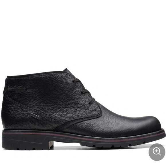 Clarks Other - New Clarks Morris Peak Black Tumbled Chukka Boot Men’s Size: 12